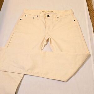 Asbury Park skinny cream denim jeans size 32
